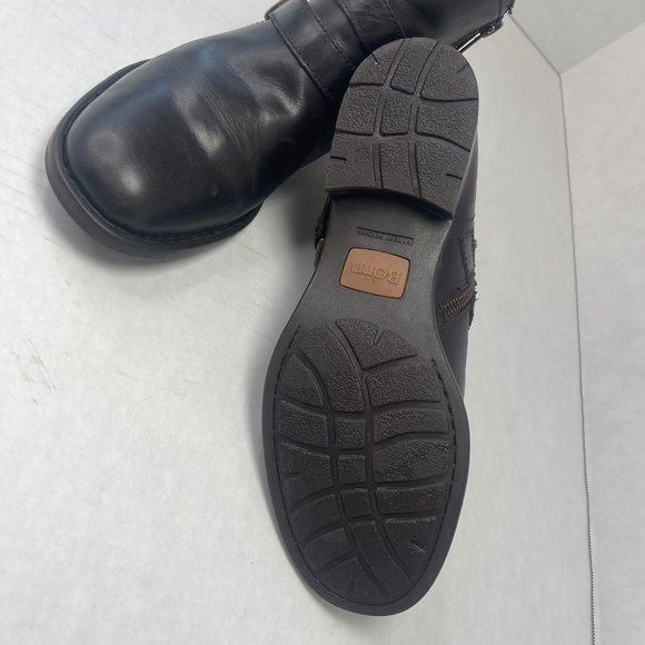 BORN Womens 9.5 M Pirlo Ankle Booties Brown Leather Buckle D76123 Boots - Picture 3 of 15